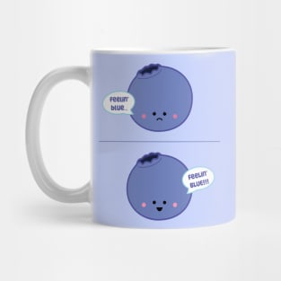 Feelin' Blue (blueberry) | by queenie's cards Mug